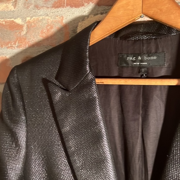 Jacket rag & bone NY, chic leather imitation - Picture 2 of 5